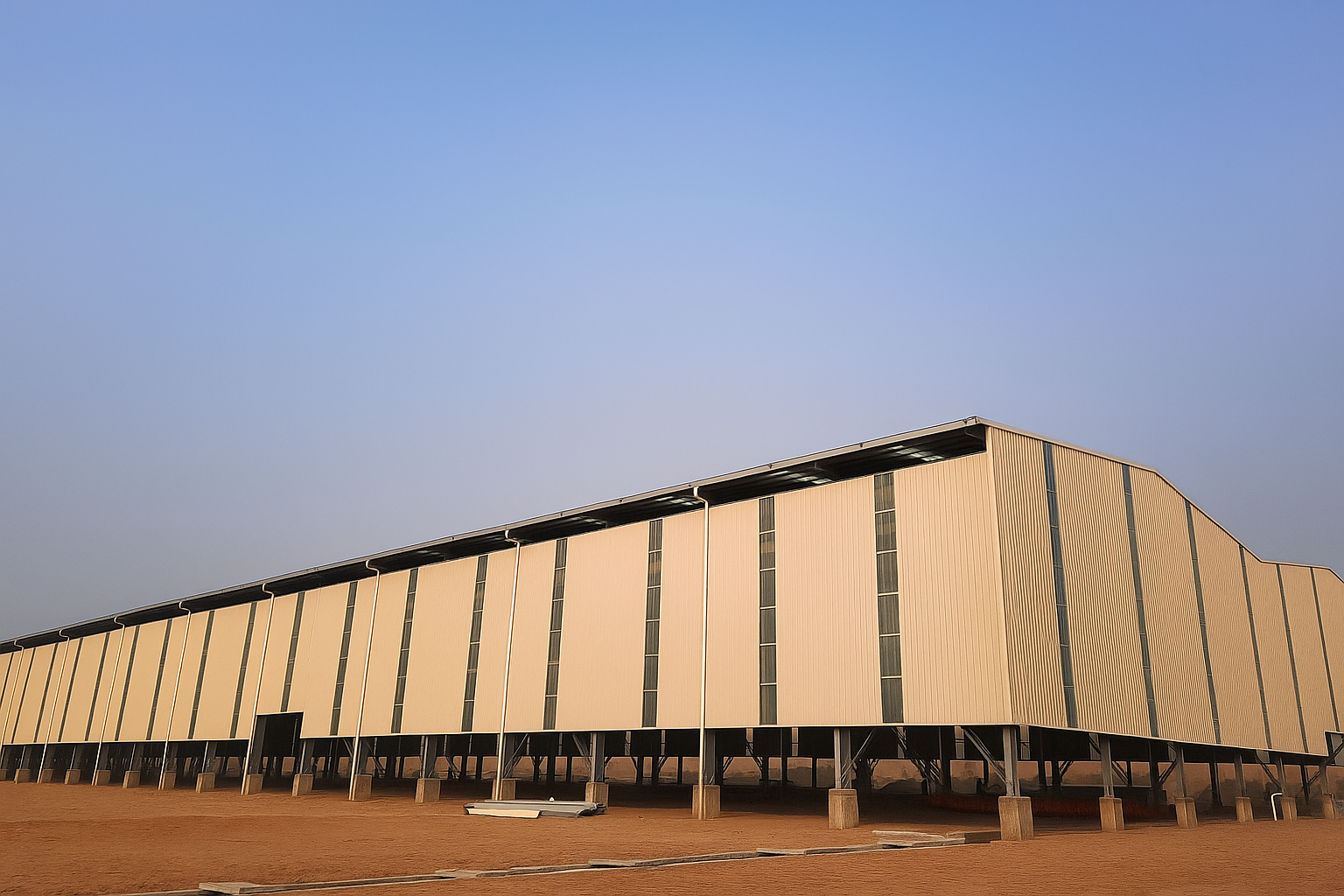 20250728 0347 warehouse in desert remix 01k17116e3fzxtamsa16zk1akn