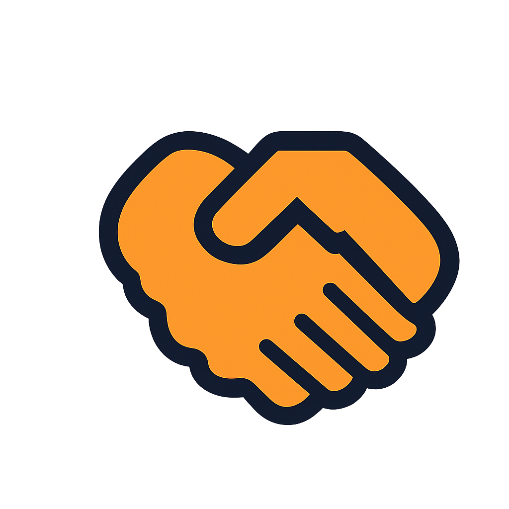 20250803 0801 enhanced handshake icon remix 01k1pxz097egkvc5xffjd8kvay